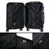 Maleta Cabina ABS 55x40x20cm 44L - 20 Pulgadas Morado - Marina