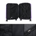 Raykong Maleta Cabina ABS 55x40x20cm (44L) Maxima aprovechamiento de espacio - 20 Pulgadas - Morado