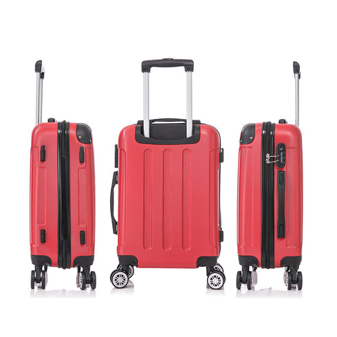 Maleta Cabina ABS 55x40x20cm 44L - 20 Pulgadas Rojo - Marina