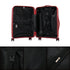 Maleta de cabina 55x39x21.5 cm (46L) Polipropileno - Candado Incrustado - 20 Pulgadas - Burdeos - Chocolate