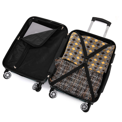 Maleta Cabina ABS 55x40x20cm (40L) - 20 Pulgadas Verde - Marina