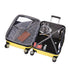 RAYKONG Mala Média ABS 66x43x25cm | 71L | 24 Polegadas | até 23kg semirrígidas - Amarelo