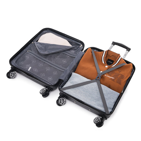 Maleta Cabina 55x40x20cm Policarbonato (44L) - 20 Pulgadas - Negro