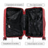 1990s Maleta Grande extensible 75cm Bass Rojo