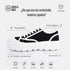 Zapatillas deportivas para mujer de lona con suela gorda negro Mamba