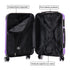 Maleta Cabina ABS 55x40x20cm 44L - 20 Pulgadas Morado - Marina