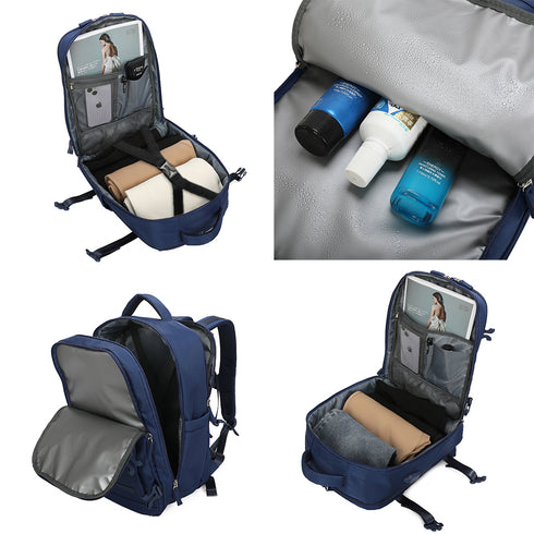 Mochila de Cabine Raykong Ryanair 40x20x25cm (20L) Azul-marinho