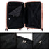 Juego de maletas PP Rígida 3 piezas|Maleta Cabina 55cm|Maleta Mediana 65cm Expandible |Maleta Grande 75cm Expandible |Bass RosaClaro