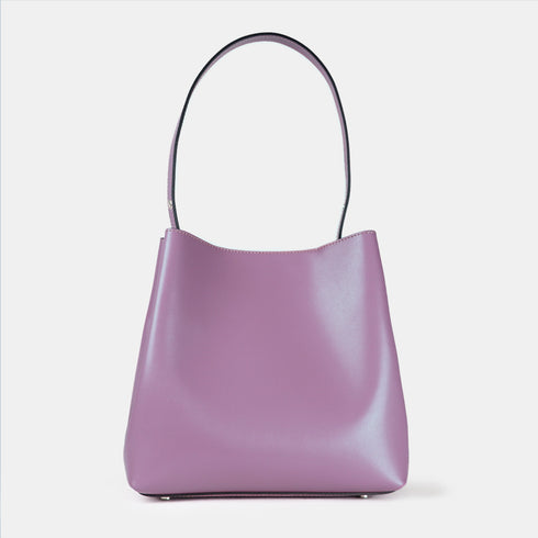 Bolso Hobo de Piel Rosa para Mujer - Leticia