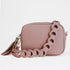 Bolso de bandolera piel con pompón Cristin Primavera Nude