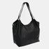Bolso shopper mujer piel grande Alina (Negro)