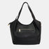 Bolso shopper mujer piel grande Alina (Negro)