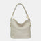 Bolso Hobo de Piel Mediano para Mujer – Carissa (Beige)