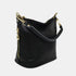 Bolso Hobo de Piel Mediano para Mujer – Carissa (Negro)