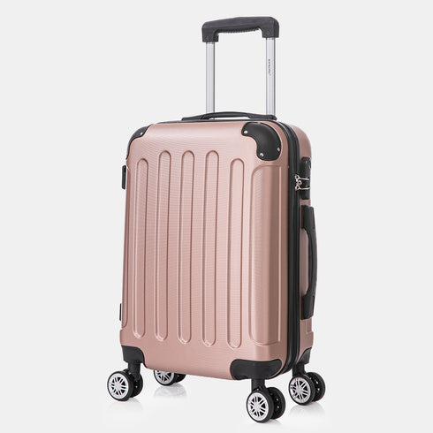 Maleta Cabina ABS 55x40x20cm 44L - 20 Pulgadas RosaDorada - Marina