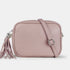 Bolso de bandolera piel con pompón Cristin Primavera Nude
