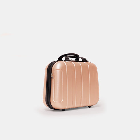 Neceser de viaje tamaño L rosa dorado Kike