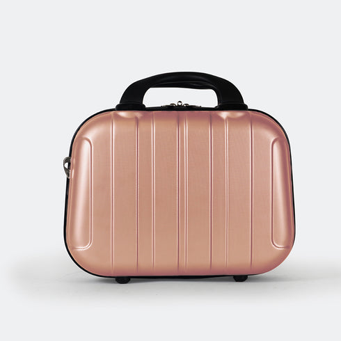 Neceser de viaje tamaño S rosa dorado Kike