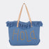 Bolso de playa de lino Hola Tammy