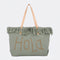 Bolso de playa de lino Hola Tammy