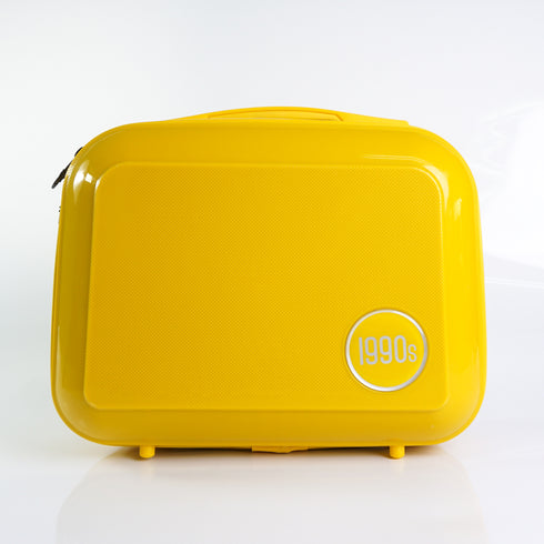 Neceser de viaje 25cm de polipropileno amarillo Steven