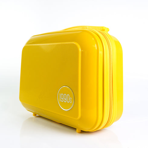 Neceser de viaje 25cm de polipropileno amarillo Steven