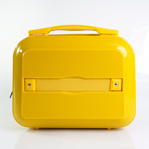 Neceser de viaje 25cm de polipropileno amarillo Steven
