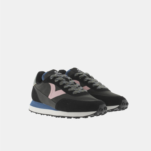 Zapatillas deportivas mujer de nylon negro Astro Victoria