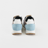 Zapatillas deportivas mujer de piel con animal print azul Evelyn