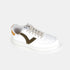 Zapatillas deportivas de piel mujer khaki Madrid Victoria