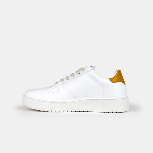 Zapatillas deportivas de piel mujer khaki Madrid Victoria
