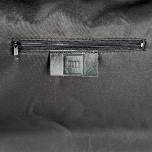 Bolso de viaje de piel con bandolera ajustable para hombre negro Rayan
