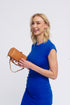 Bolsos para móvil y cartera de piel marrón Cira