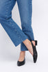 Zapatos planos de piel para mujer negro Beatriz