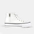 Zapatillas alta con cordones de PU blancas Constance