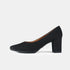 Zapatos de tacón de piel negro Tabata