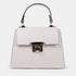 Bolso de con cadena para mujer con asa de mano con solapa beige Claudia