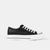 Zapatilla con cordones de PU negro Corina