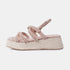 Sandalias de esparto con plataforma beige Niko