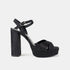 Zapatos de fiesta de tacón mujer negro María