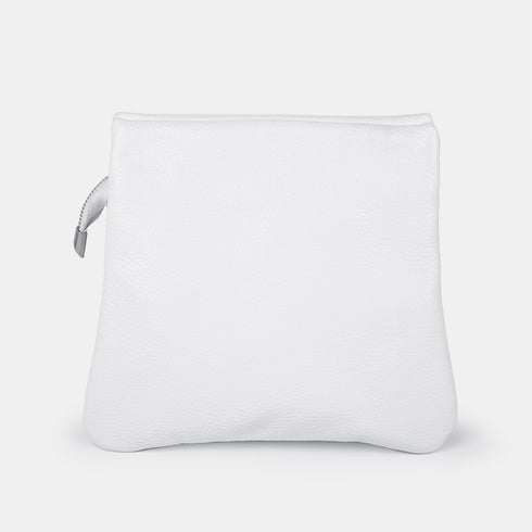 Bolso bandolera para mujer con tres compartimentos blanco Noelia
