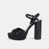 Zapatos de fiesta de tacón mujer negro María