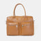 Bolso de viaje de piel con bandolera ajustable para hombre camel Rayan