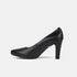 Zapatos de tacón 8cm de piel negro Tania