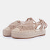 Sandalias de esparto mujer con plataforma taupe Rocío