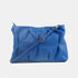 Bolso de bandolera de piel arrugada azul klein Cecilia M