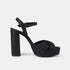 Zapatos de fiesta de tacón mujer negro María