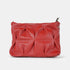 Bolso de bandolera de piel arrugada burdeos Cecilia S