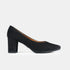 Zapatos de tacón de piel negro Tabata