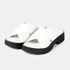 Sandalias de mujer de piel con plataforma blanco Matilde